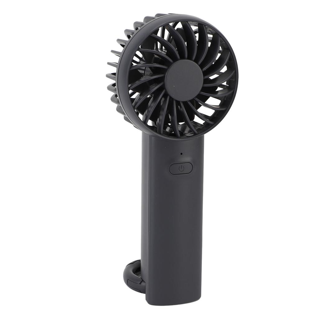 Handheld Portable Fan with Hook 3 Speed Silent Rechargeable Battery Lightweight Pocket Fan for