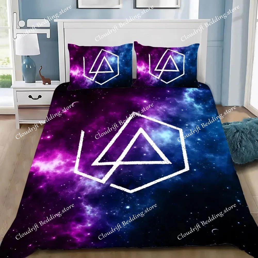 Rockband Linkin Park Bettwäsche-Sets Exquisites Bettwaren-Set Bettbezug Bettdecke Bettwäsche-Set Luxuriöses Geburtstagsgeschenk