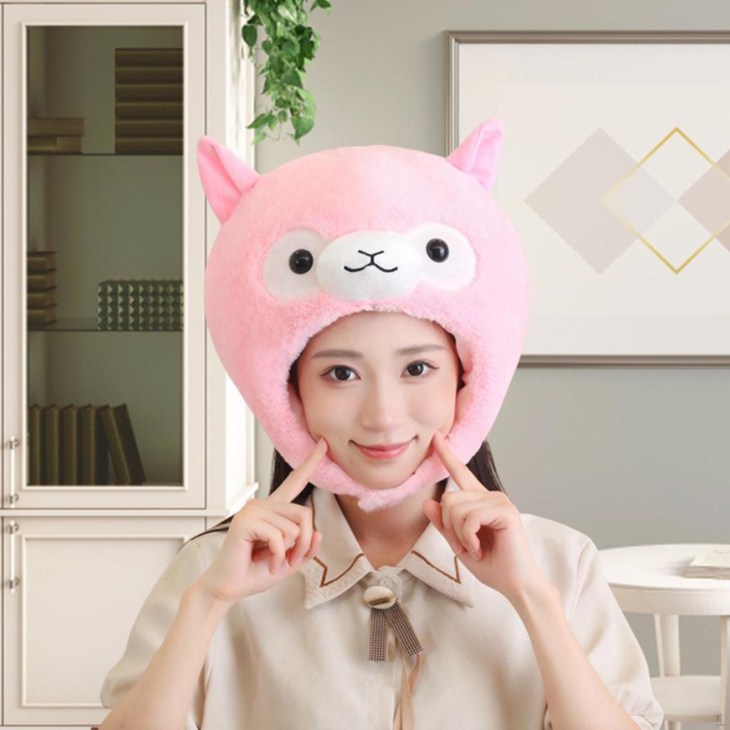 Alpaca Animal Hat Costume Accessories for Cosplay Carnival