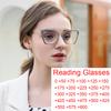 Fashion Clear Square Reading Glasses Block Blue Light Luxury Brand Eyewear for Computer Screen Plus +1 +2 +2.5