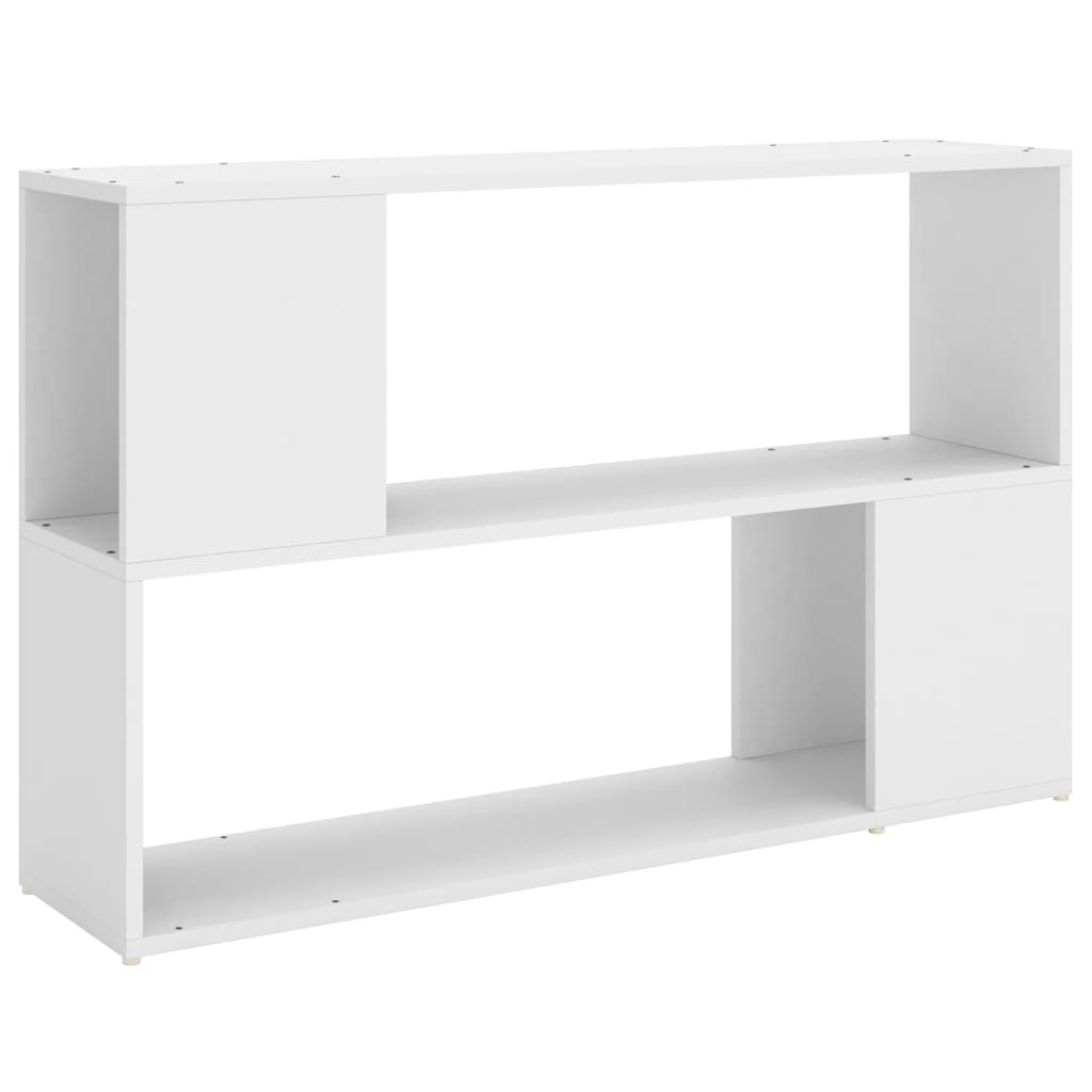 Bookshelf White 100x24x63 Cm Particleboard