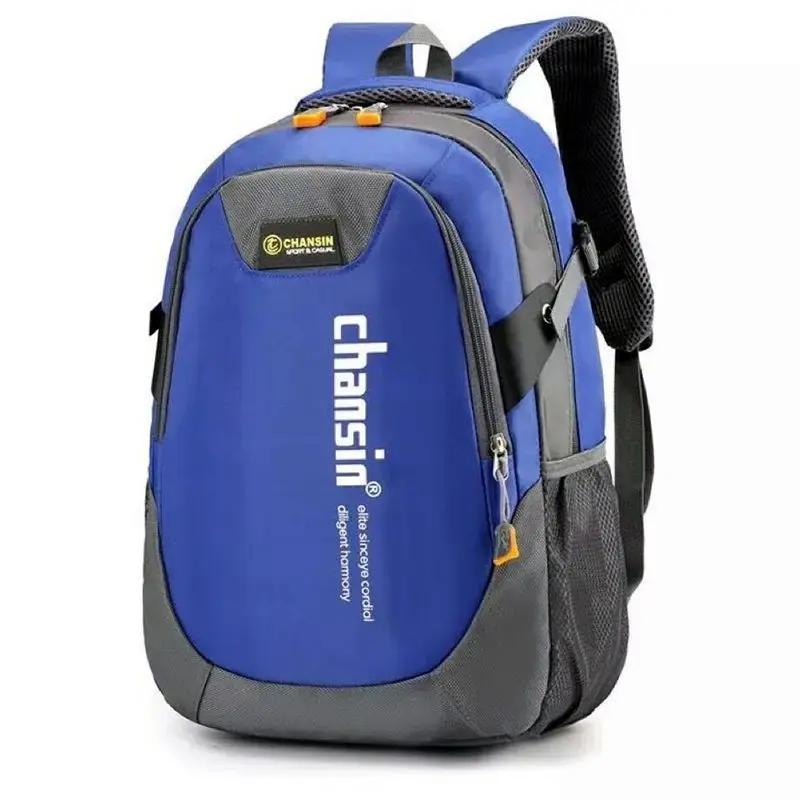 

Подростковый рюкзак для средней школы для мальчиков, школьные сумки для студентов колледжей, подростковый школьный рюкзак, водонепроницаемый дорожный рюкзак для ноутбука синий
