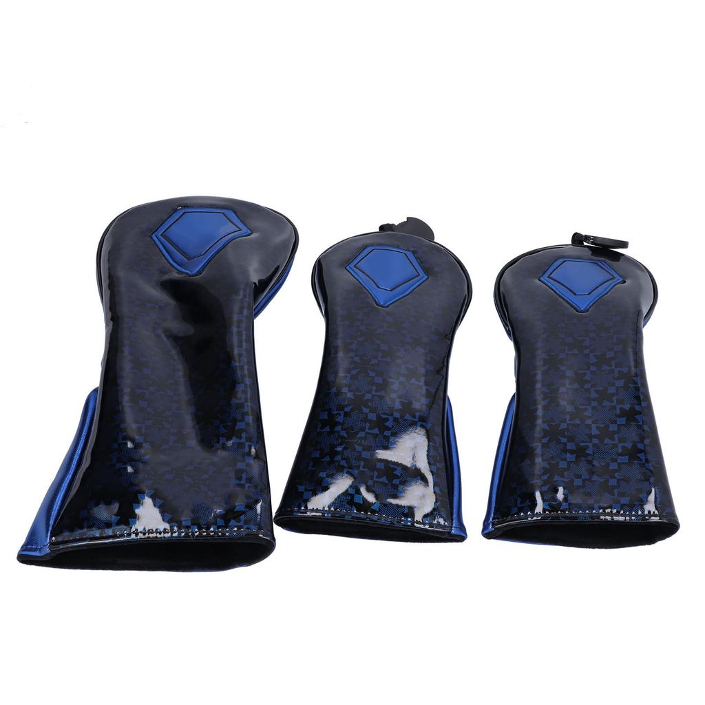 Golf Club Head Cover for Driver Cover Blade Putter Cover PU Leather Headcover Protector