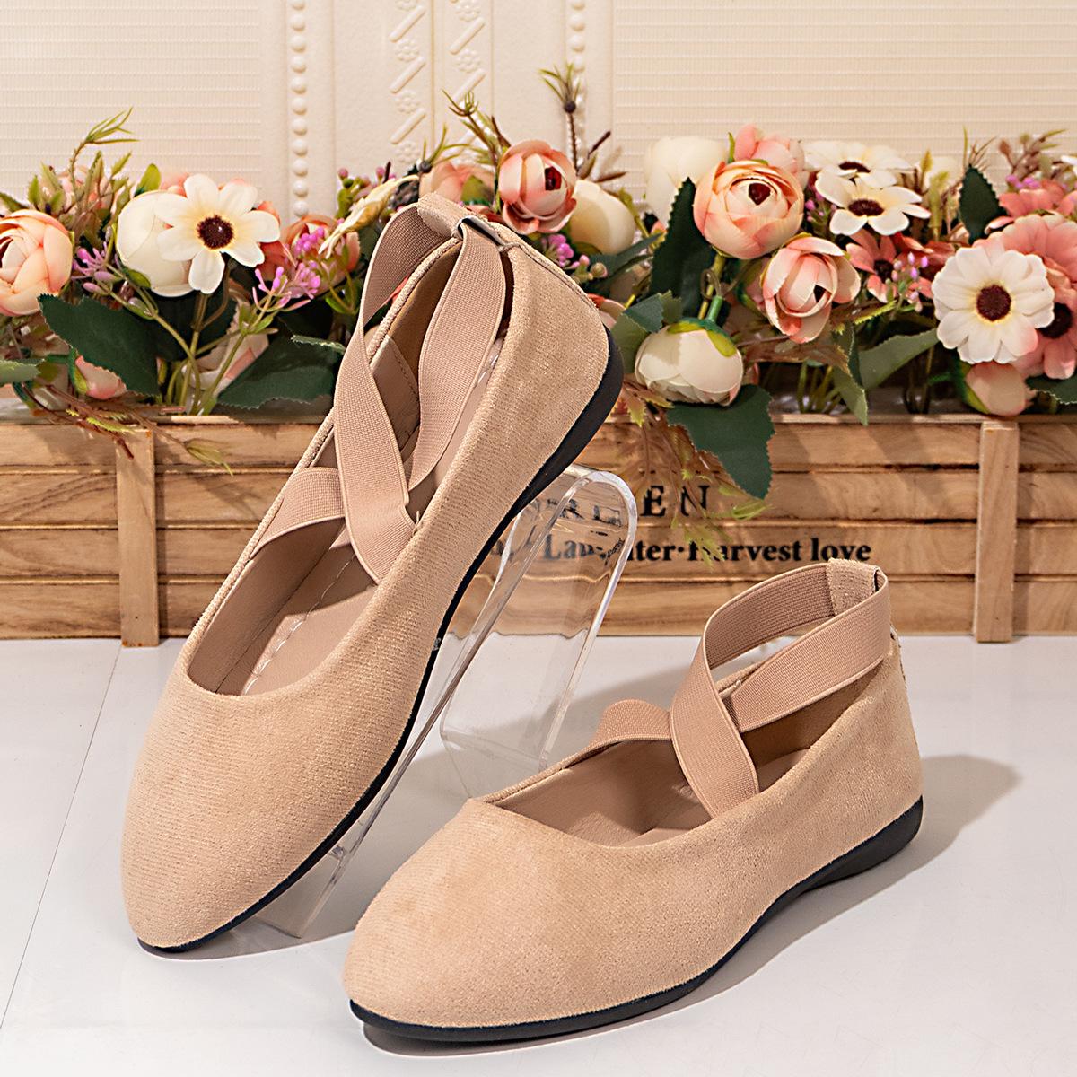 

2025 new foreign trade large size casual flat women s shoes spot 2025 single shoes 2025 women s shoes 43 хаки