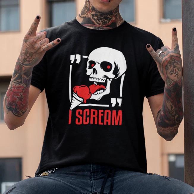 Men s and Women s T-shirts I SCREAM M