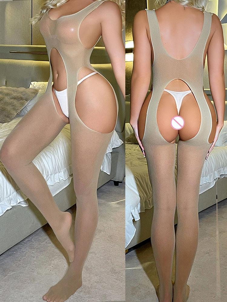 Hot Sexy Open Crotch Fishnet Bodystockings Women Sexy Lingerie Porn Garters Bodysuit Lace Bodycon Underwear Erotic Secret Set