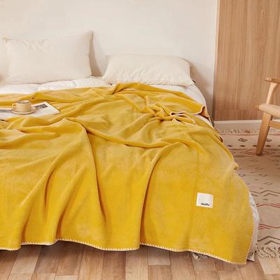 Waffelkarierte Decke für Betten, warme Korallen-Fleece-Überwurfdecken, Winterlaken, Einzel-, Doppel-, Queen- und King-Size-Tagesdecke