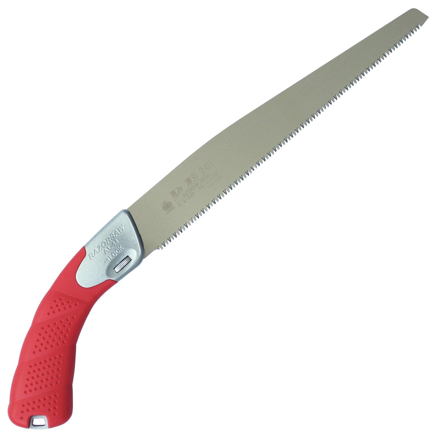 

Razorsaw Fruit Tree Pruning Saw, Replaceable Blade, Megumi Thin Blade, 240mm, with Sheath, 1061