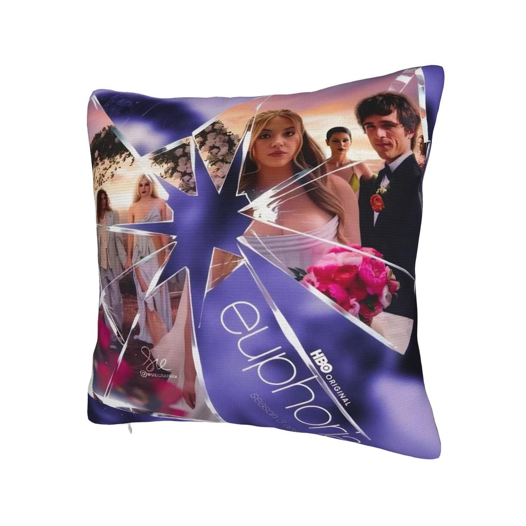 Euphorias Season 3 Pillowcase Merch Printing Cushion Cover Decor Pillow Case Cover Sofa Multiple Sizes