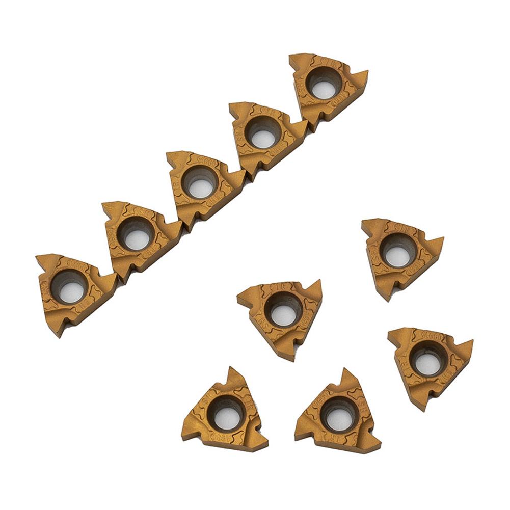 + 10 Stück 16IR AG60 Hartmetalleinsatz 5/8 Zoll CNC-Drehmaschine SNR0016Q16