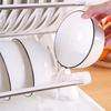 X-Type Folding Bowl Draining Stand Large Capacity Dish Drying Rack Foldable Drain Rack  Kitchen