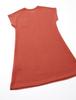 The North Face Short Sleeve Latch Pile Organic Tandoori Spice Size 140 Girls' Dress, Sweat-Wicking, Cotton, Red,