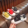 Children'S Canvas Sneakers For Girl And Boys Newest Fashion Solid Color To Years Kids Sports Shoe Velcro Tennis Flat Shoe