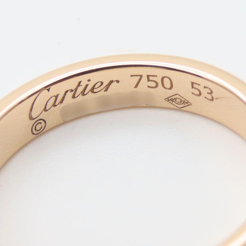 Used CARTIER Ring Mini Love Ring EU#53 53 K18 Pink Gold 3.6g Pink gold jewelry