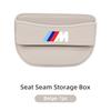 Leather Car Seat Seam Storage Box Phone Wallet Organiser Accessories For BMW E93 F10 F20 F30 F40 F15 F25 F26 F31 F49 F86 M3 M5 HOPDJ1