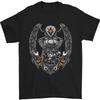 Men's Eagle 100% Cotton Motorcycle Biker T-Shirt