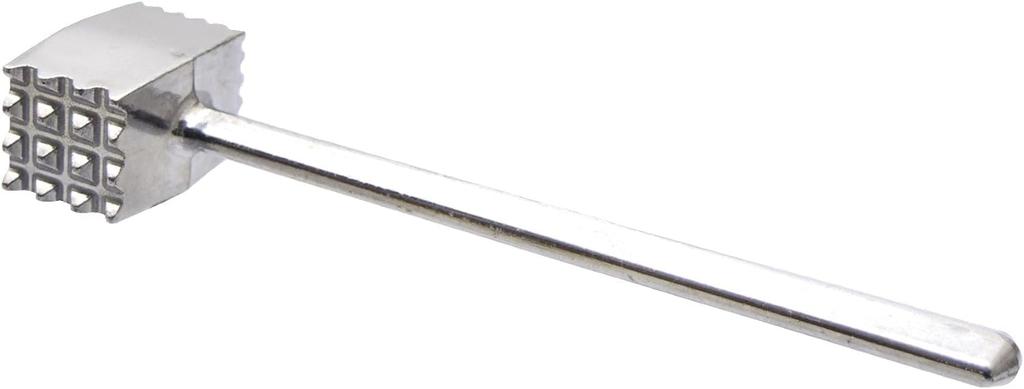 Takagi Meat Hammer Tenderizes Aluminum Cooking Made In (Silver) - Meat, Double-sided, Die-cast, Utensil, Japan.