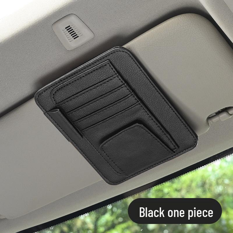 Car Sun Visor Multifunctional Document and Glasses Clip Holder