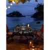 Indian Consigners Altar Cloth Zodiac Astro Witchcraft Alter Tarot Spread Table Cloth Wiccan Spiritual Sacred Cloth (Zodiac Silver)