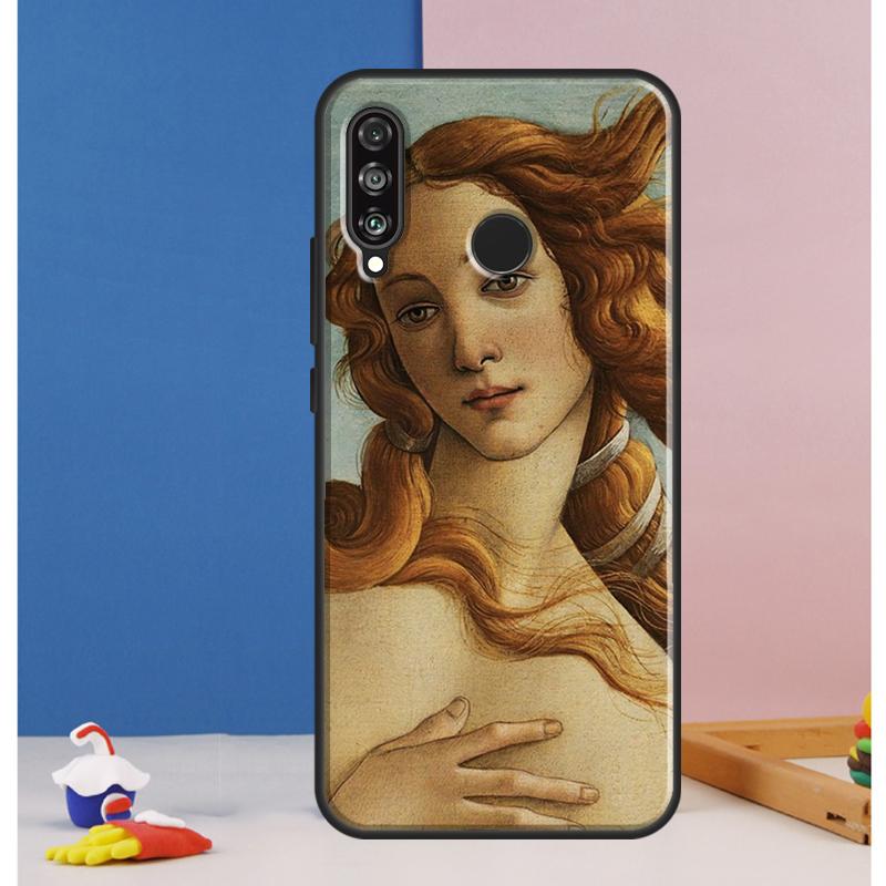 Art Painting Birth Of Venus Case For Huawei Nova Y73 Y72 Y70 Y90 Y60 Y61 Y91 12s 12i 11i 8i 9 10 SE P30 P40 Lite P60 Pro