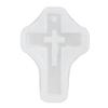 10pcs Food Grade Silicone Silicone Cross Mold Pendant Casting Mold  For Craft Projects