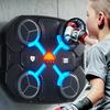 1 Set Music Boxing Machine Wall Mounted Bluetooth-compatible Adjustable Smart LED Boxing Training Target Punching Pad Home Gym Workout Equipment