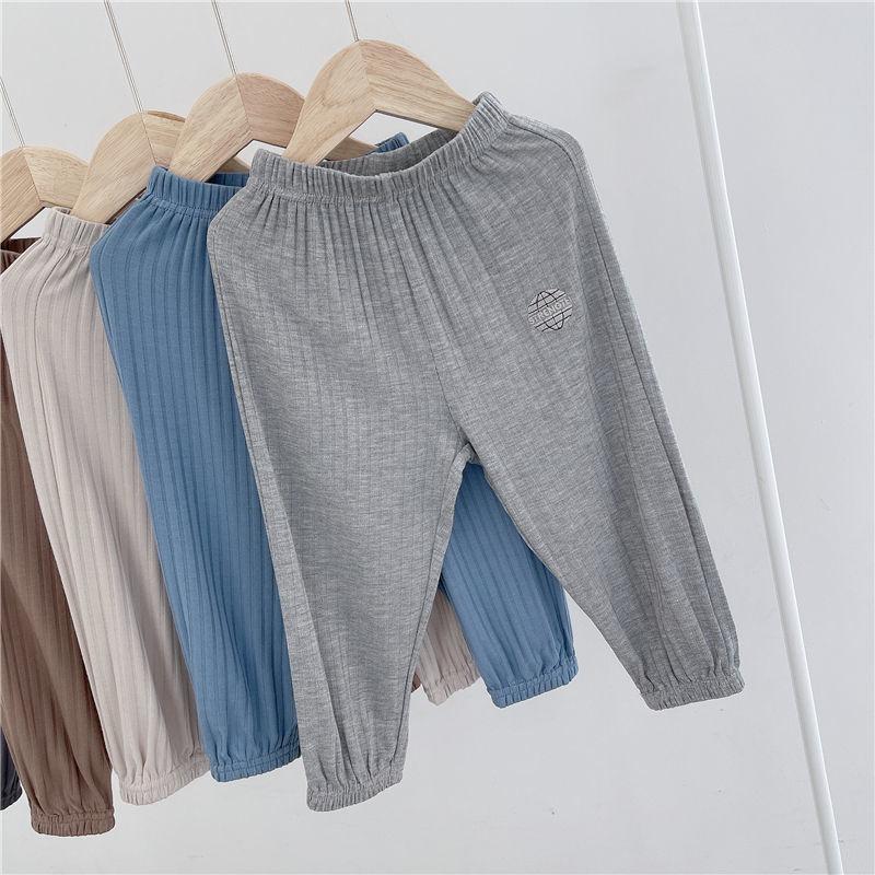 Barns myggavvisande byxor Babys A-klass Pojkars sommar tunna vardagliga mångsidiga byxor för utomhusbruk