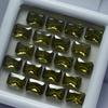 Green Sapphire CERTIFIED 15 Pcs Natural Emerald Cut Loose Gemstone 7x5 MM Lot S-5469546