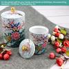 Versatile Ceramic Jar For Tea Salt And Candy Storage Coffee Canister with Lid Multifunctional Kitchen Tool