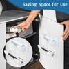 2/4/6Pcs Garbage Bag Storage Box Organizer Trash Bags Shelf Holder Wall Mounted Plastic Bag Film Container Dispenser For Kitchen
