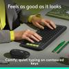 Logitech POP ICON KEYS Keyboard Bluetooth Office Keyboard Wireless Keyboard AI Portable Keyboard Laptop Keyboard