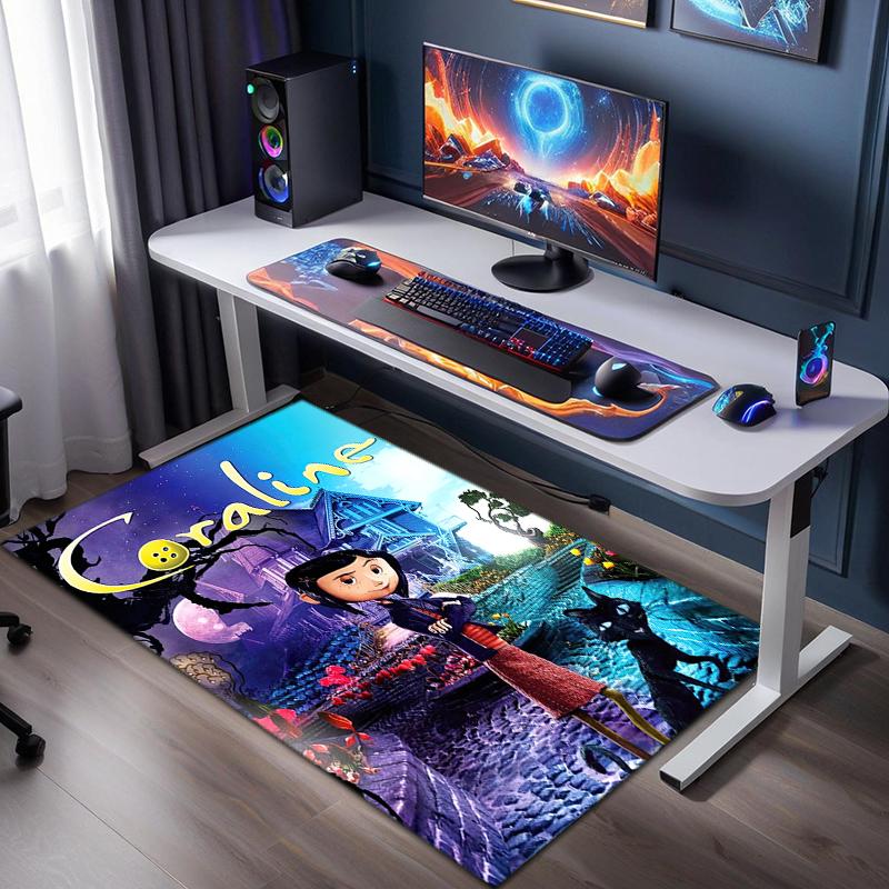 1PC Coraline Rug - Home Decoration Carpet For Living Room Bedroom Flooring Computer Chair Area Rug