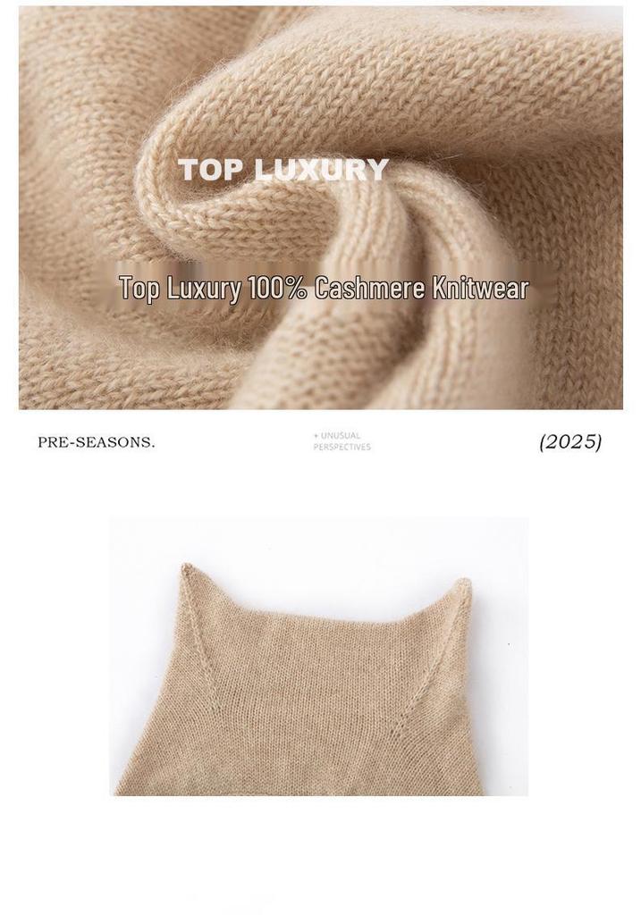 100% Pure Cashmere Baby Cat Ear Knit Hat for 1-2 Years – Cozy Autumn/Winter Ear Protection