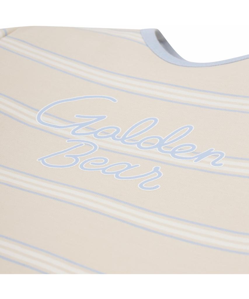 Goldeunbeeo (W) Striped Pique Crew-Neck T-Shirt G5Tam26411Bex