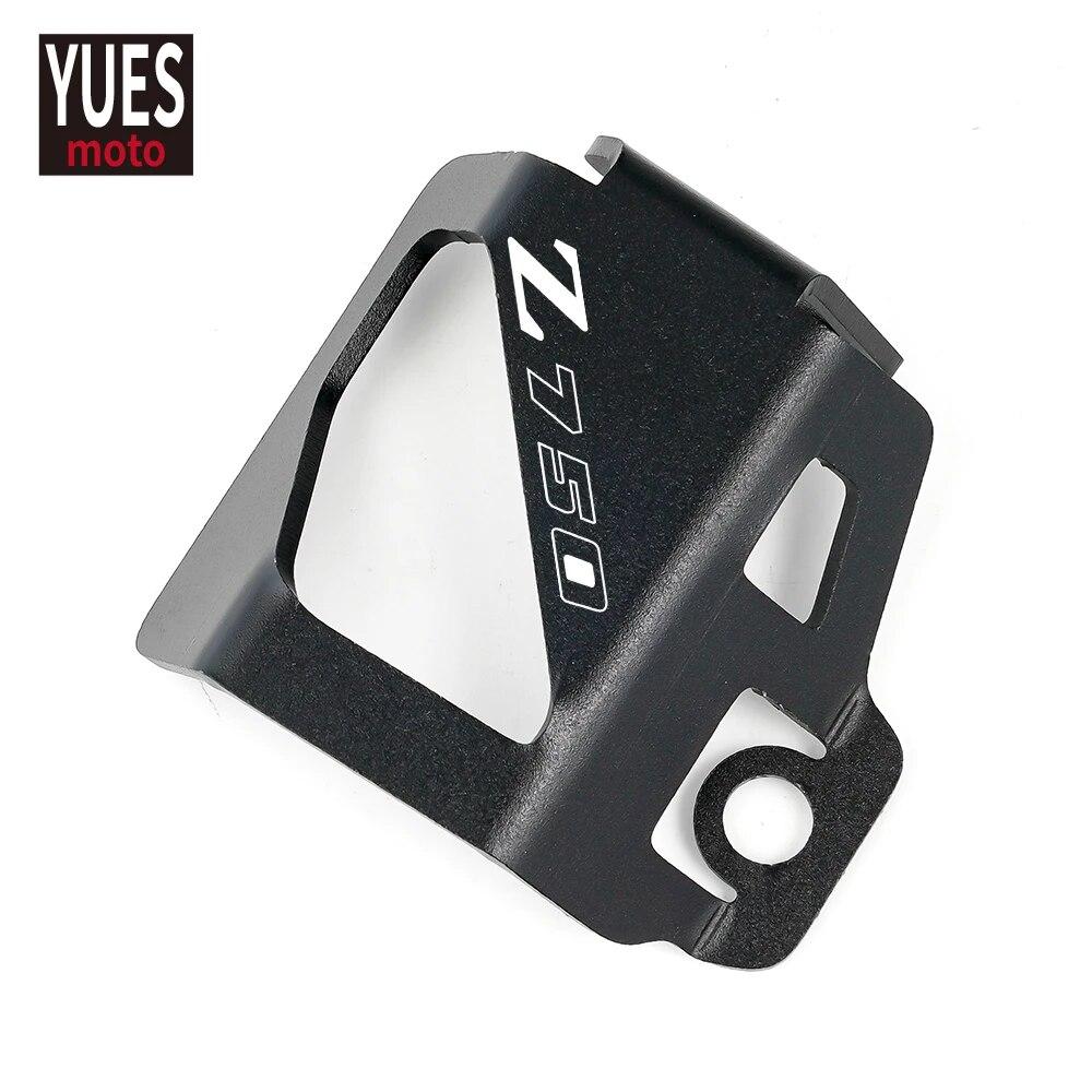Motorcycle Accessories Rear Brake Fluid Reservoir Guard Cover Protector For KAWASAKI Z750 Z 750 2007 2008 2009 2010 2011 2012