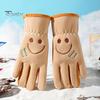 Kids Ski Gloves Winter Windproof Thermal Snow Gloves Cartoon Fleece Warm Mitten for Boys Girls Skiing Snowboard Cycling