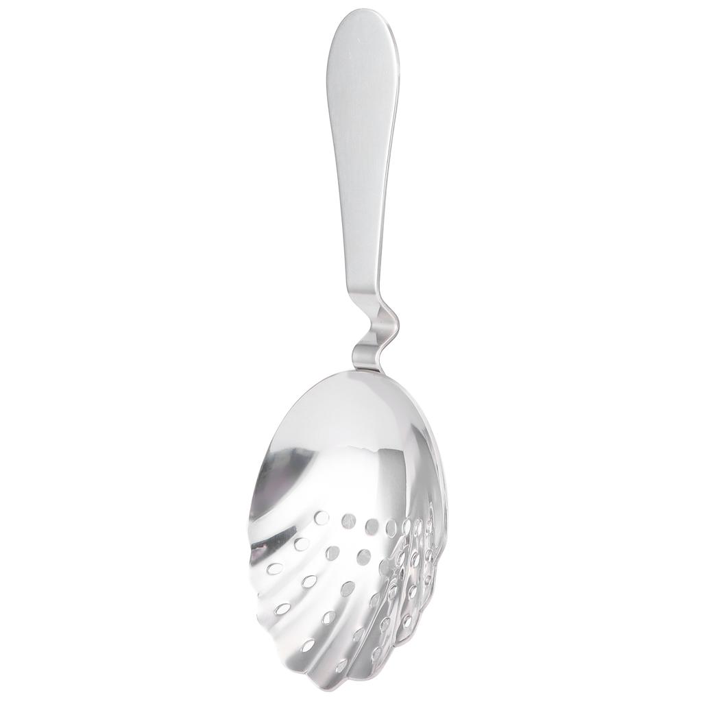 Stainless Steel Bar Strainer Ice Spoon Strainer Filter Kitchen Bar Supplies Accessories Silver