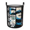 Jujutsu Kaisen Anime Japane Manga Laundry Basket Foldable Clothes Hamper Storage Bin for Bathroom