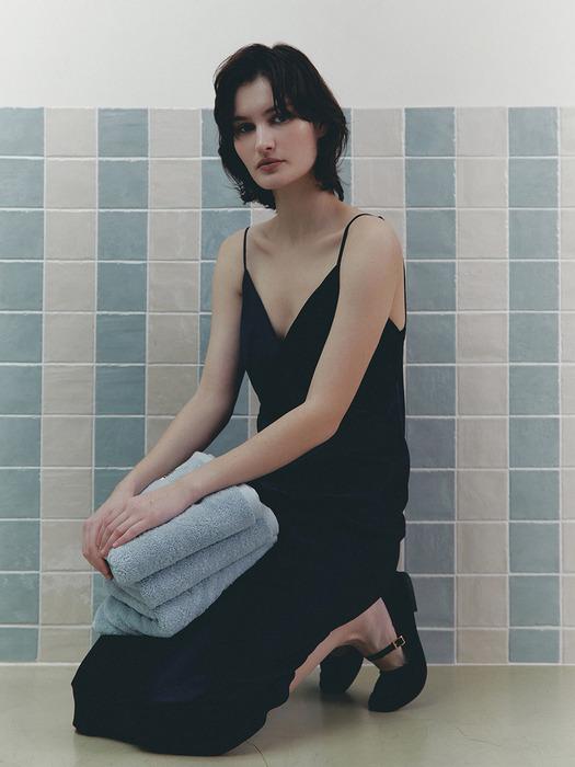 CLAUMAN 1981 1P Signature Hotel Towel _Dusty Blue Dusty Blue