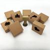 50 Stück Kraftpapier Verpackungsbox Klein Langlebig Papierstau Falten Quadratisch Kosmetik Geschenkverpackung Mehrere Größen Flugzeug Hartkartons