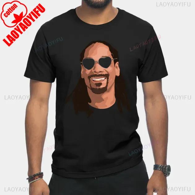 Hip Hop Star Snoop Dogg T Shirt Creative Printed Tshirt TopMale Women Dj Fashion Tee Rock Kid Harajuku Tees Men Cotton Clothing