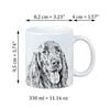 English Setter, Lawerack, Laverack I - Cup with a Dog, Cup with a Photo, Personalized Gift from the Art-Dog Brand