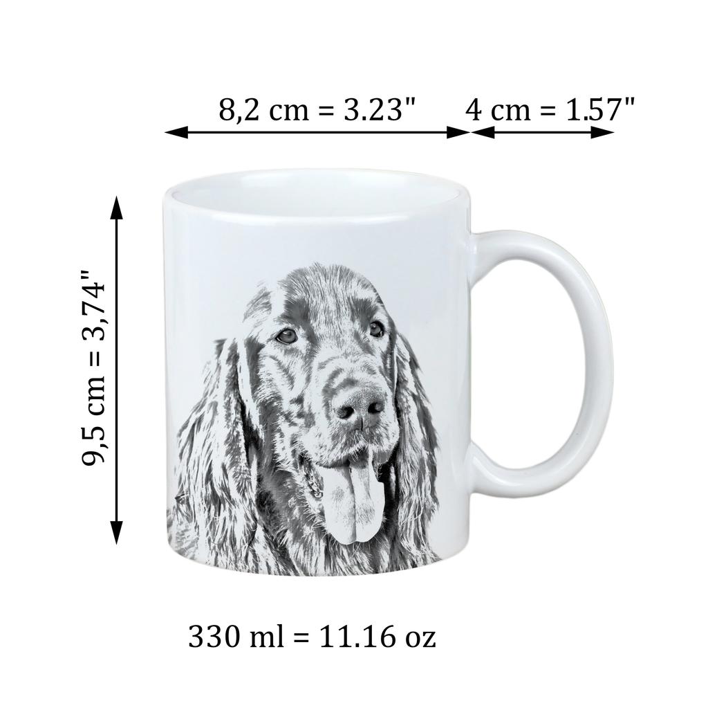 English Setter, Lawerack, Laverack I - Cup with a Dog, Cup with a Photo, Personalized Gift from the Art-Dog Brand