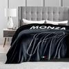 Monza Circuit Map Design on Flannel blanket for bedroom, living room, sofa, and nap
