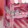 3-stöckiger Papier-Cupcake-Ständer Pappe Cupcake-Turm Dessert-Cupcake-Halter Einweg-Gebäckständer