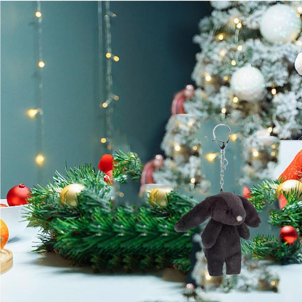 Langohr-Hase Cartoon Spielzeugpuppen für Kinder Kinder Geburtstagsgeschenk Schlüsselanhänger