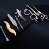 1PC Copper And Stainless Steel Men'S Business Wedding Cufflinks High Quality Cufflinks Business Multicolor