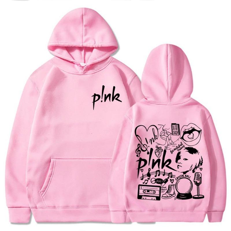

Pink Singer Tour Hoodie Rap Singer Hoodie Vintage Unisex Pullover Men Hoody Tops Oversize Streetwear Clothing M