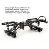 Metal 1 16 RC Car Body Chassis Frame Kit Accessory Fits for WPL C14 C24(Black S WPL C14BL )