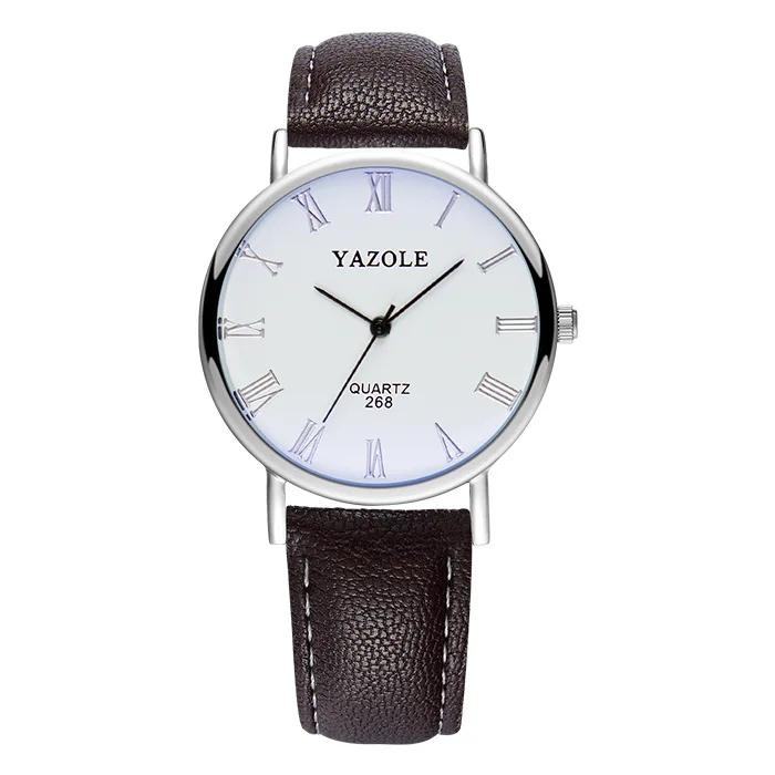 Fashion Wrist Watches for Men Top Brand Analog Men's Quartz Watches Leather Band Casual Business Men Watches Relogio Masculino